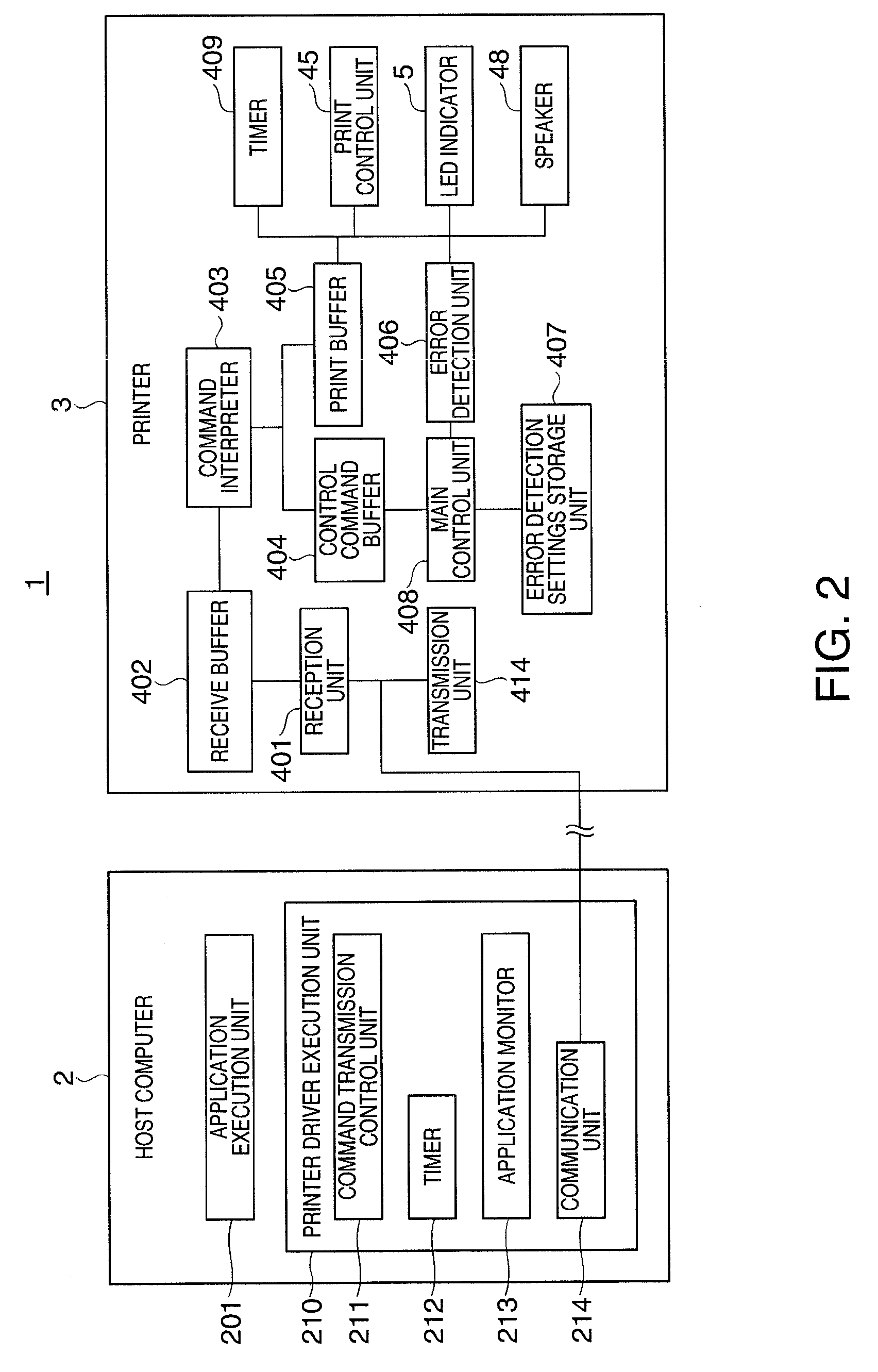 Recording control device, recording system, recording control method, and recording medium storing a program executed by a control unit that controls the recording device