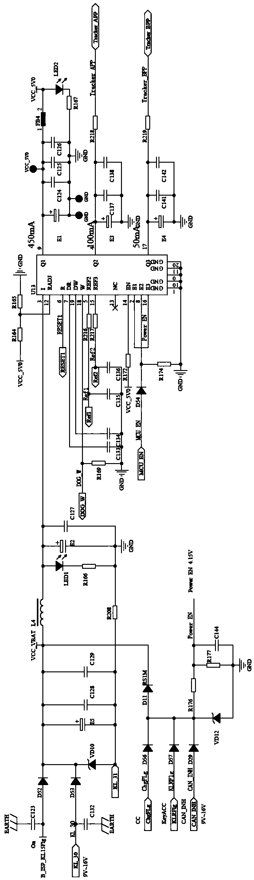 Low-power-consumption whole vehicle controller integrated with gateway function