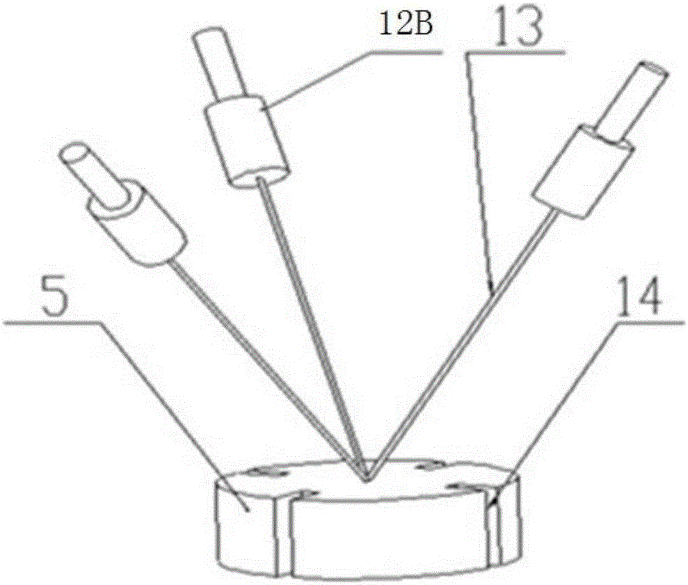 Novel dieless test device and method for curved surface ship plate forming