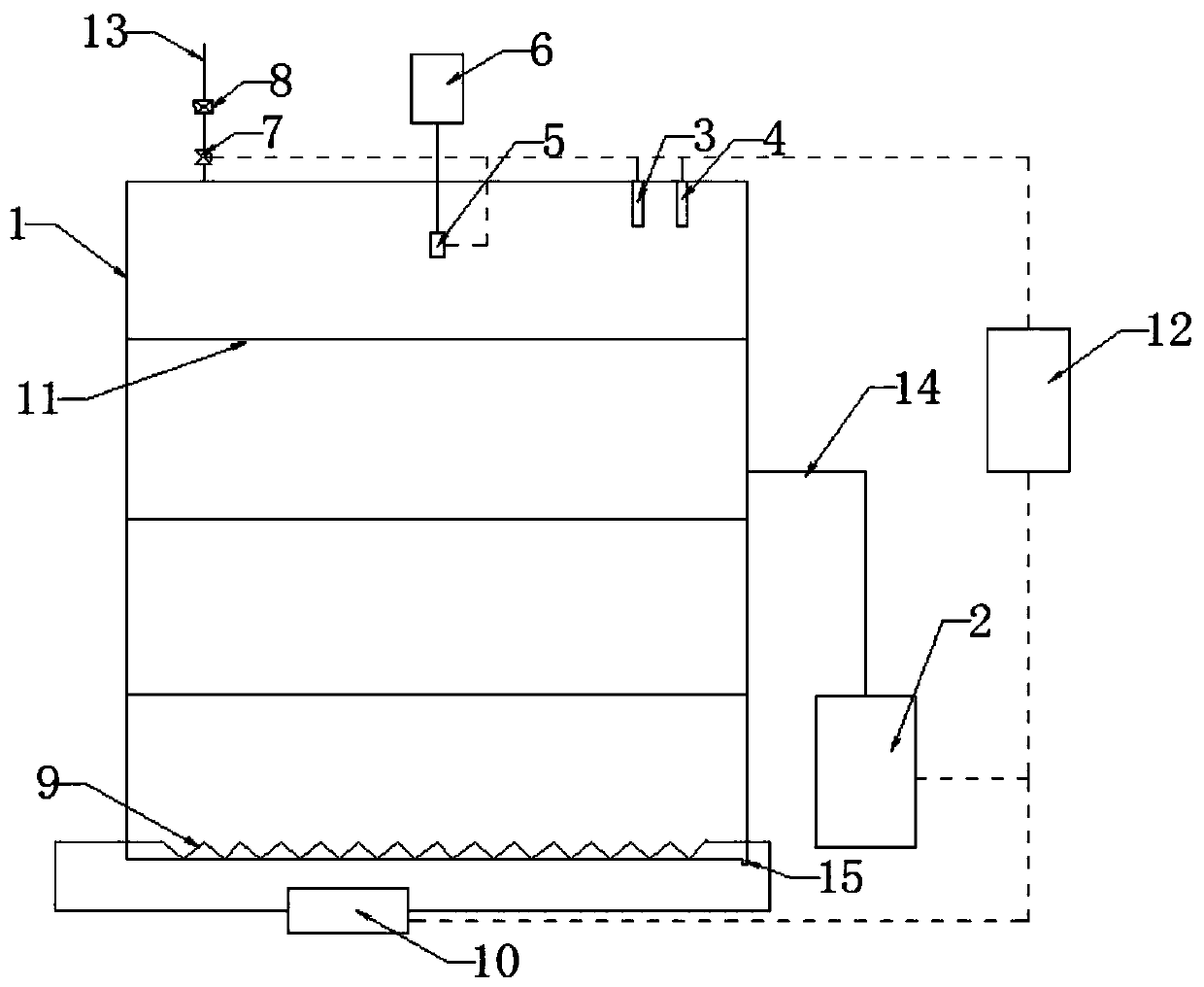 Freezing device for deeply processing beef