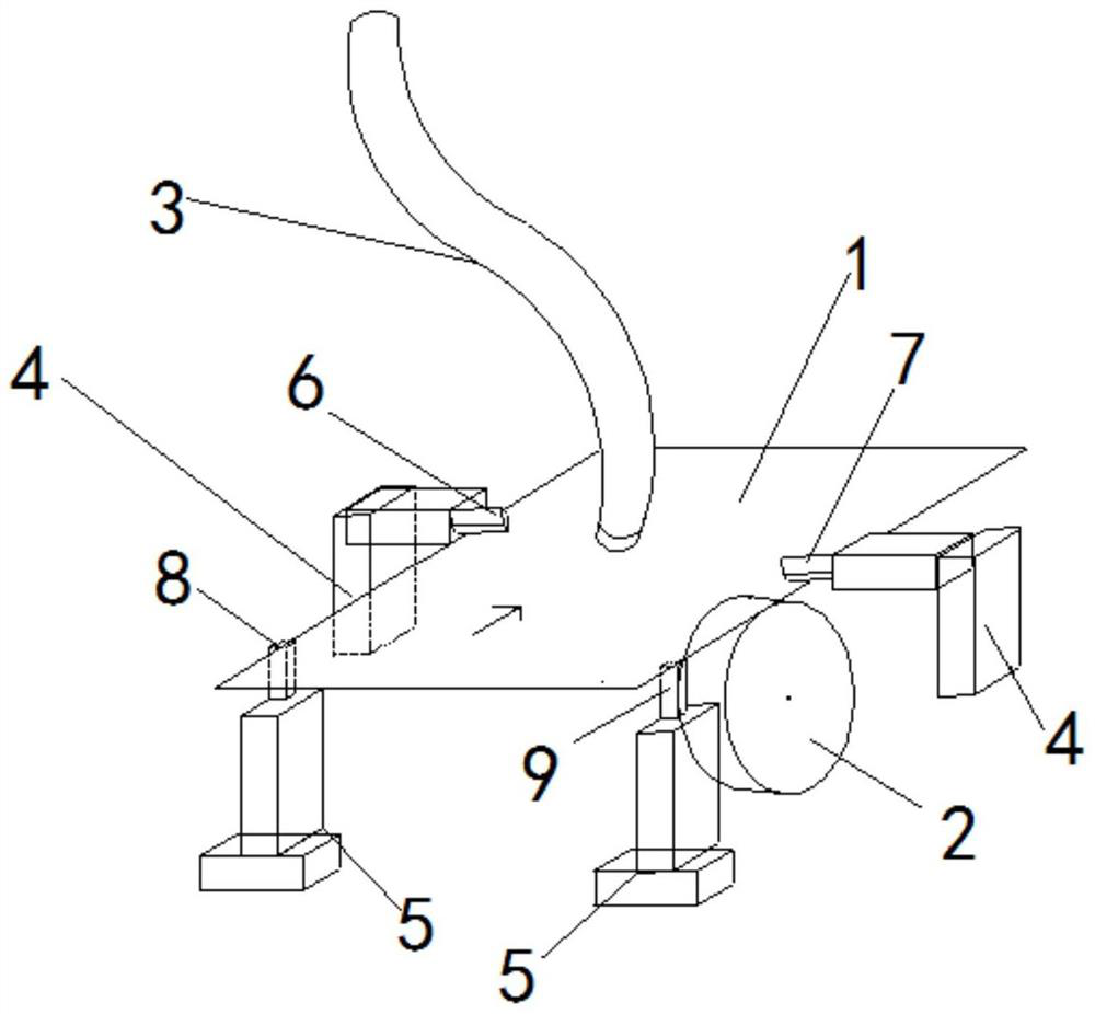 Automatic deslagging and deburring method for T-row chamfering machine