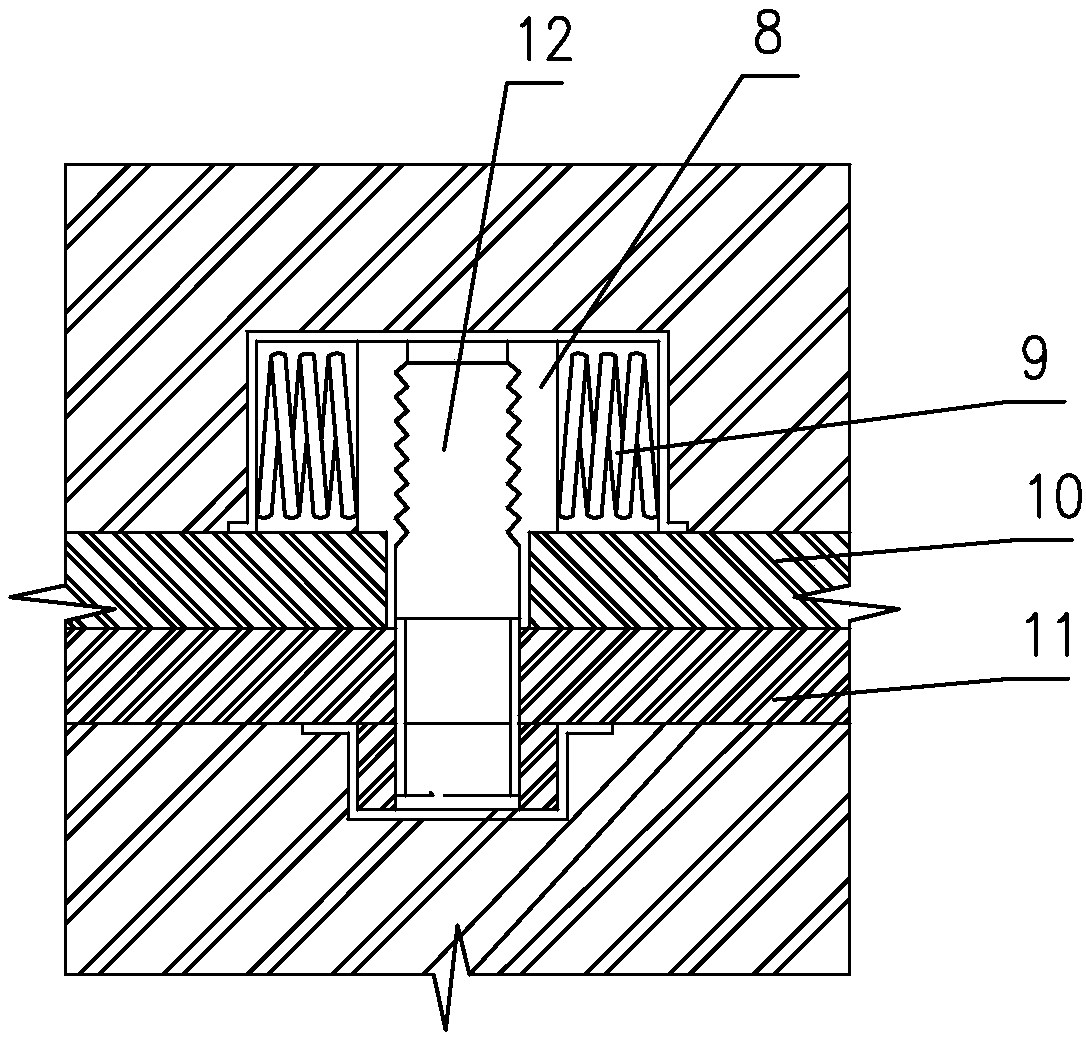 Prestressed concrete pipe pile internal expansion quick end lengthening device and construction method thereof