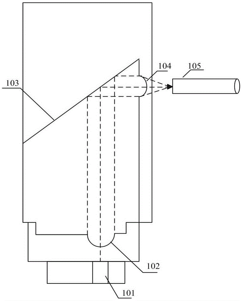 Coupling lens device applied to vertical cavity surface emitting laser