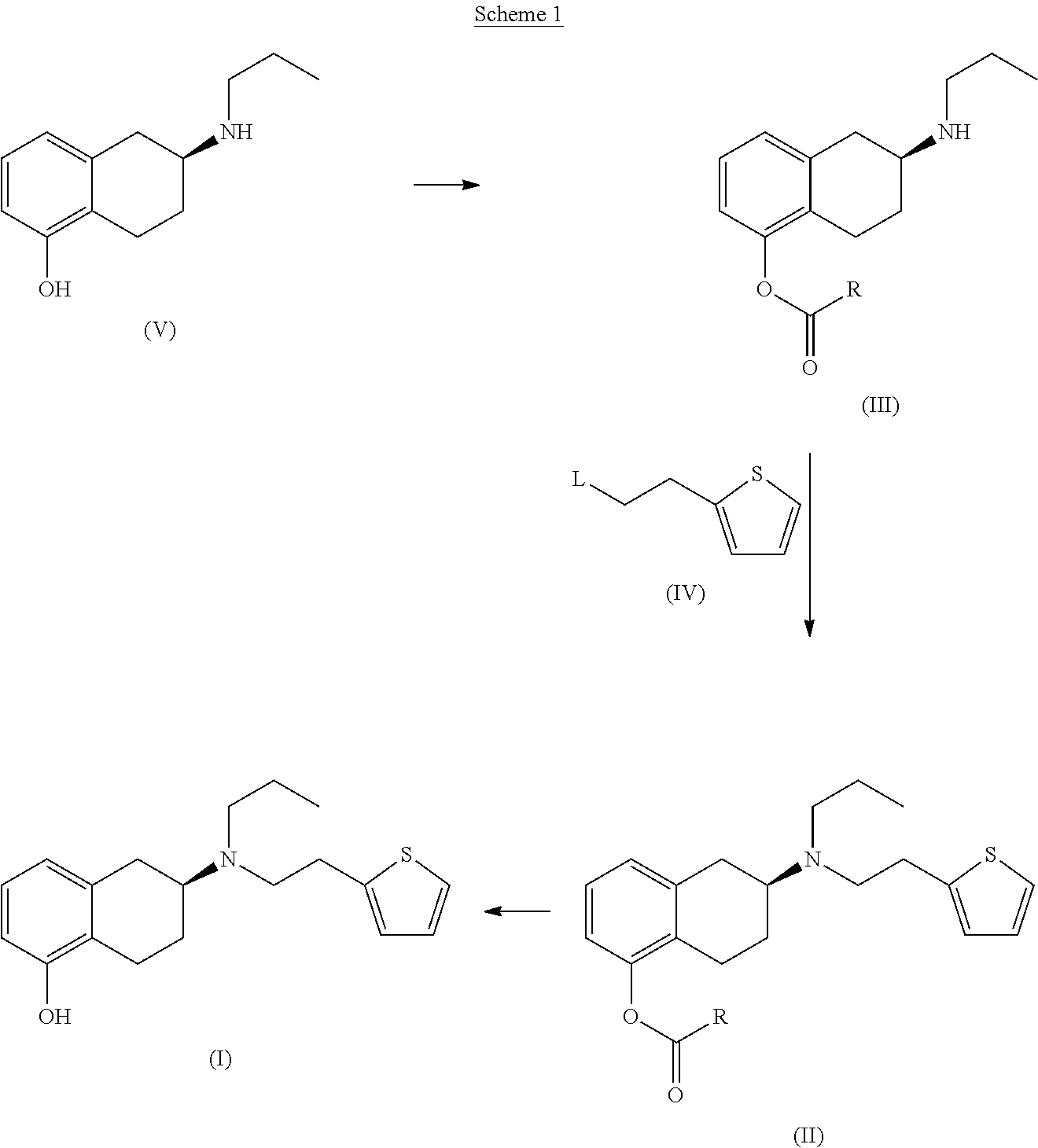 Process for the preparation of (6S)-(-)-5,6,7,8-tetrahydro-6-[propyl-(2-thienyl)ethyl]amino-1-naphthol (rotigotine)
