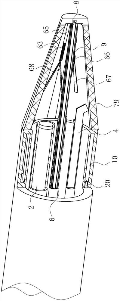 A kind of prostate removal mirror