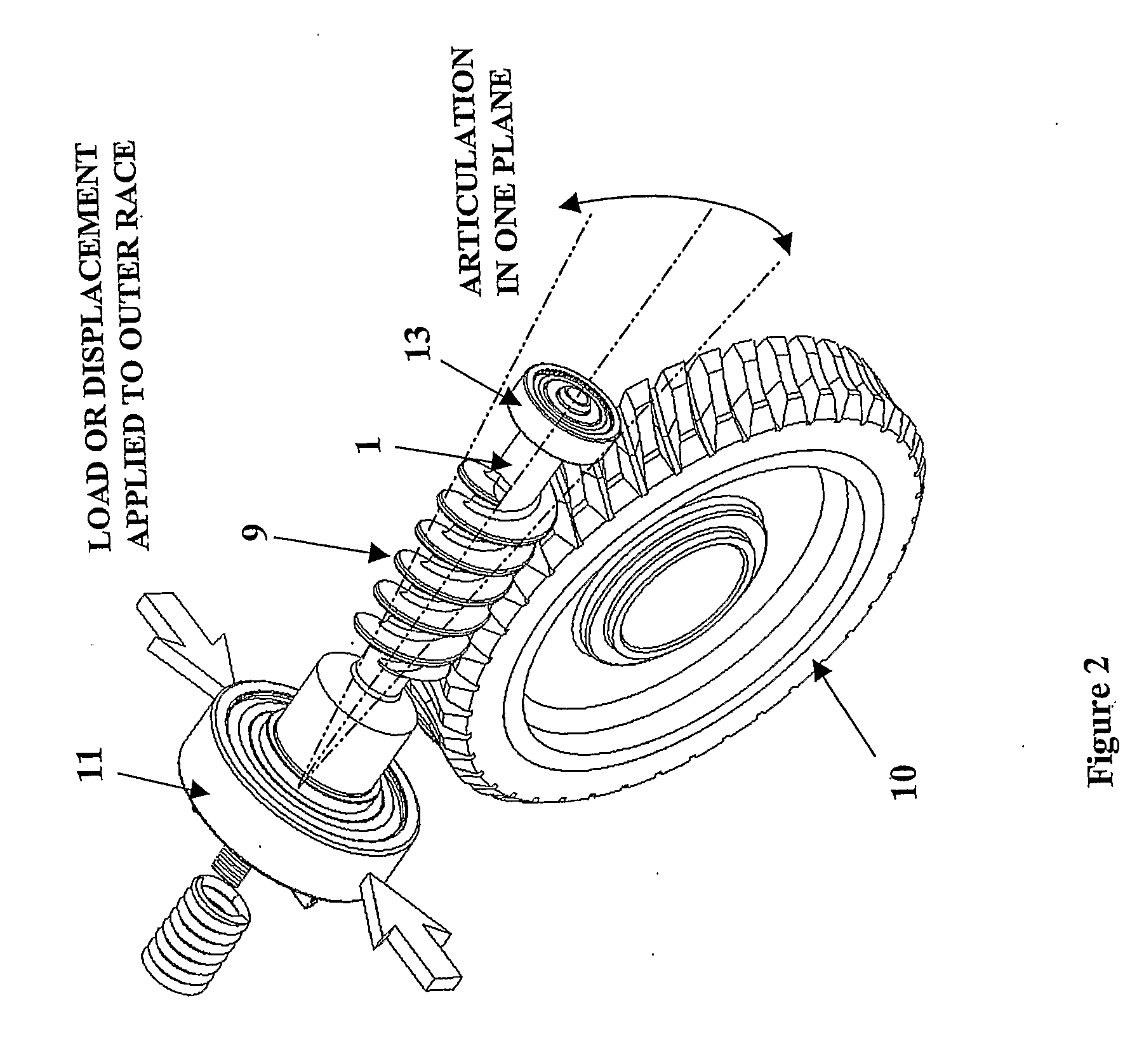 Worm gear for electric assisted steering apparatus and method controlling the movement of the worm shaft in a worm gearing