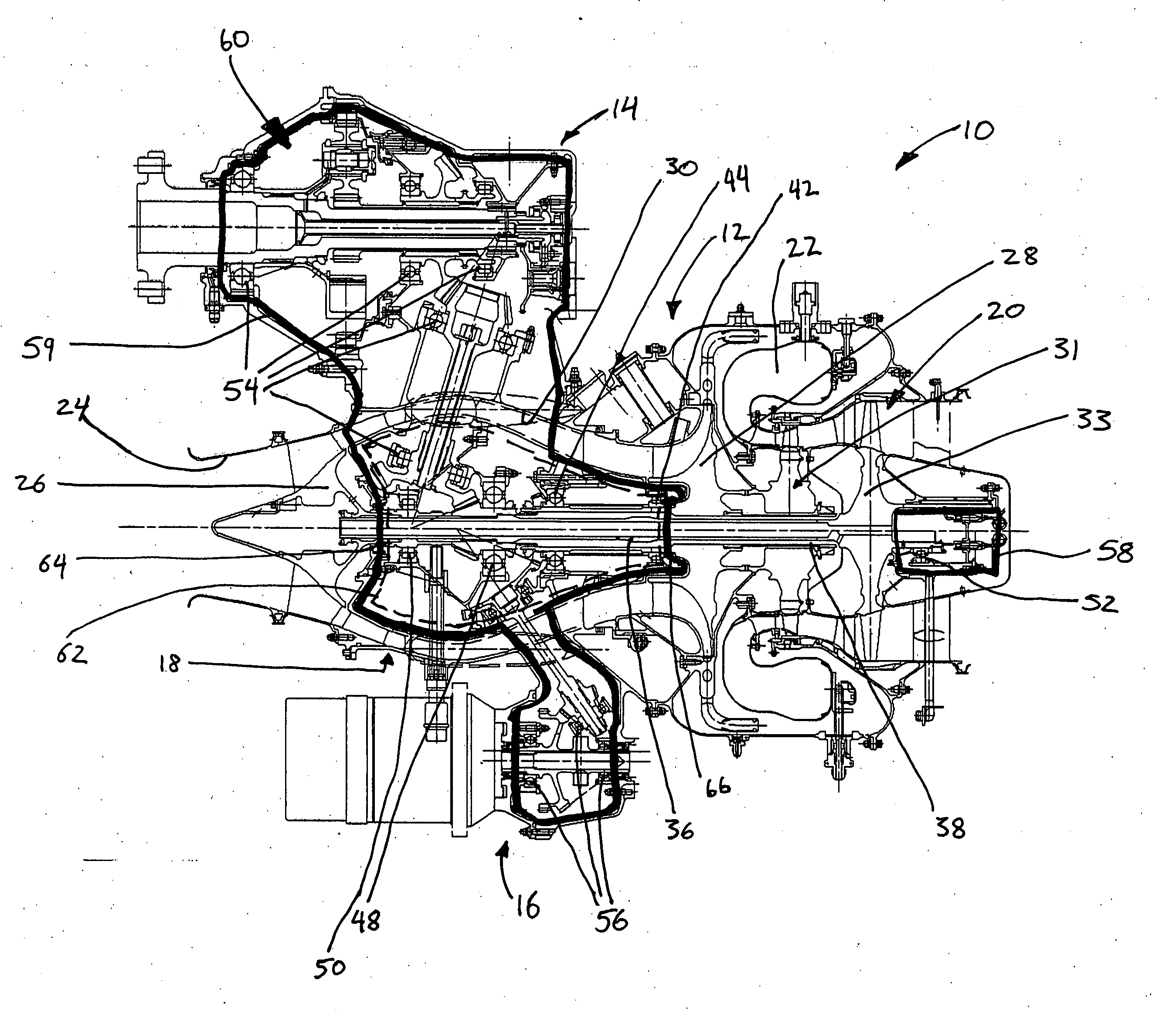 Gas turbine engine architecture