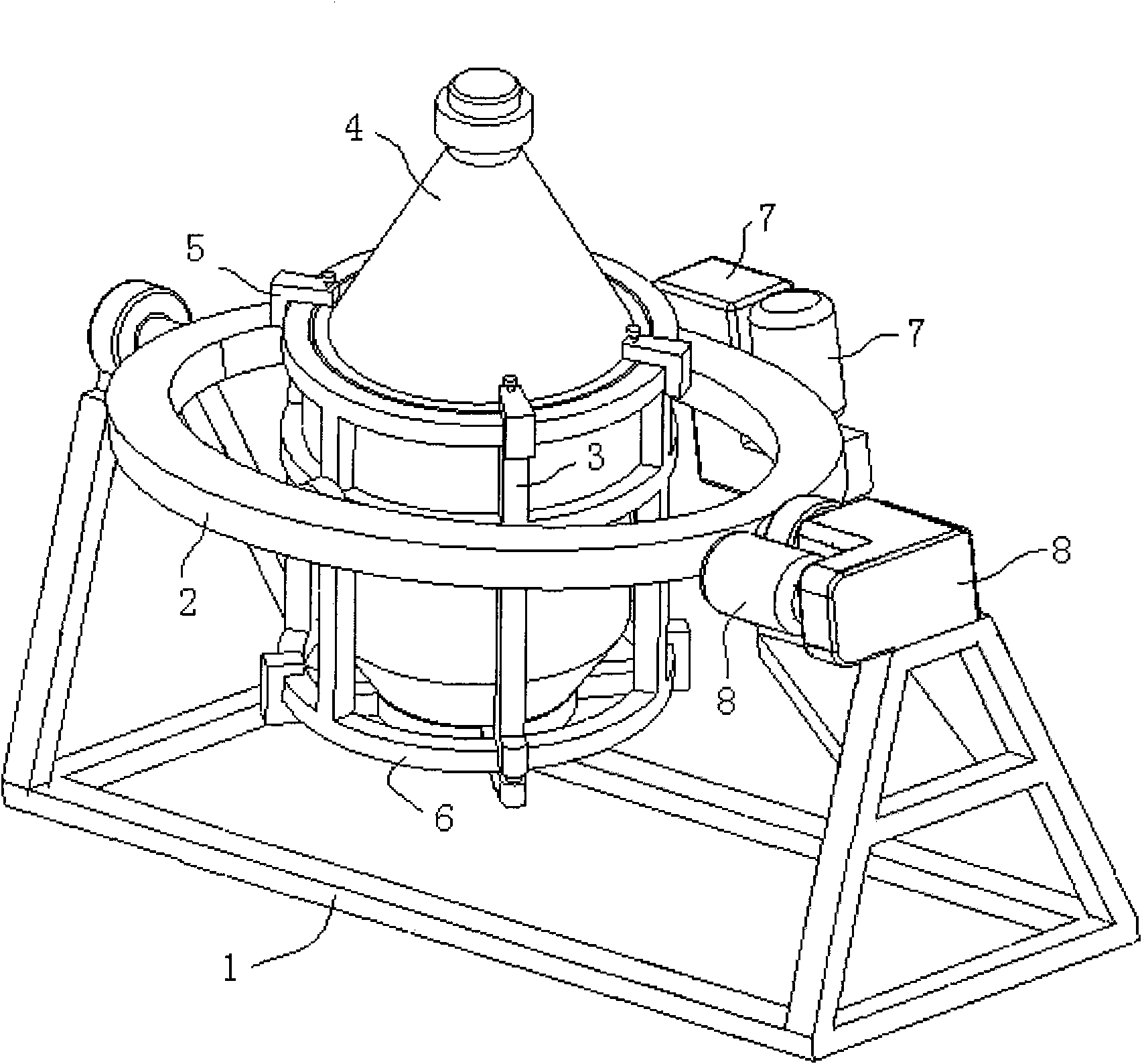 Three-dimensional mixer and three-dimensional mixing method
