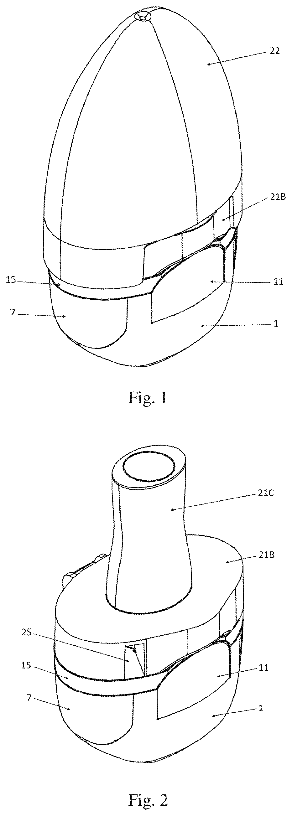 An inhaler for a single-dose of dry powder and a method for adjusting an inhaler for single-dose of dry powder for delivering a specific medicament