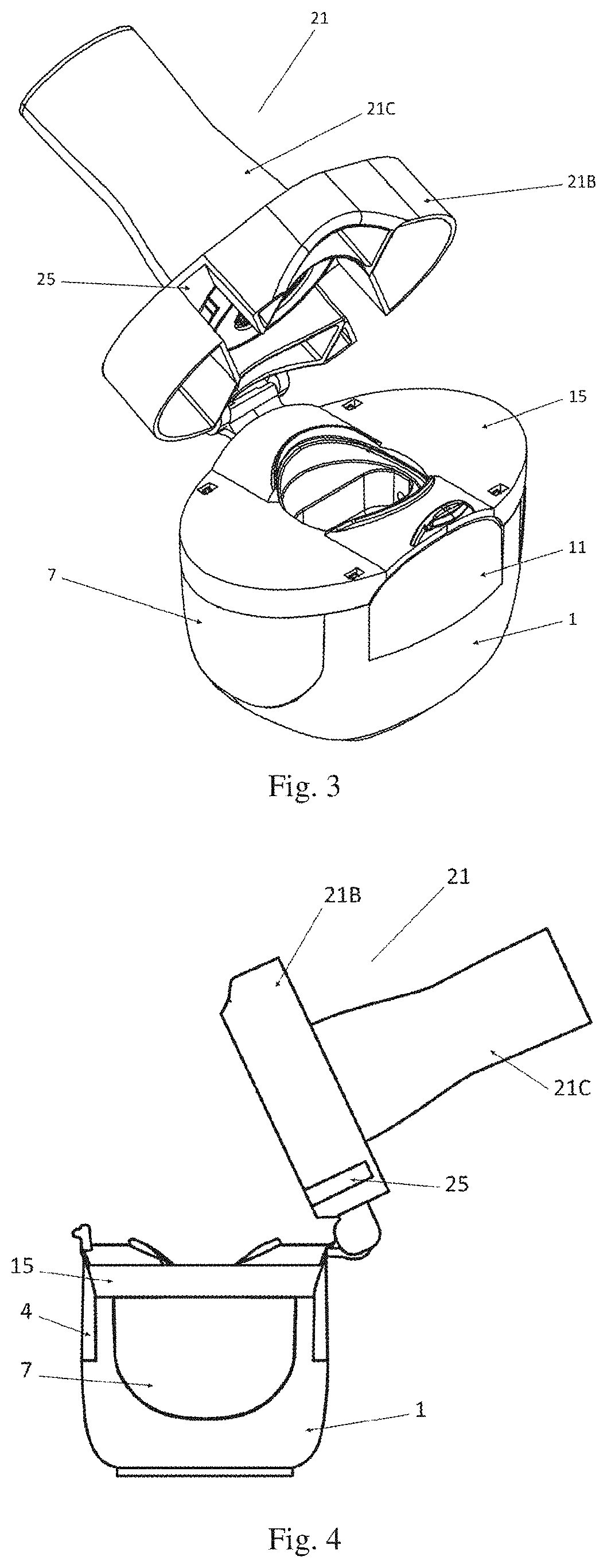 An inhaler for a single-dose of dry powder and a method for adjusting an inhaler for single-dose of dry powder for delivering a specific medicament