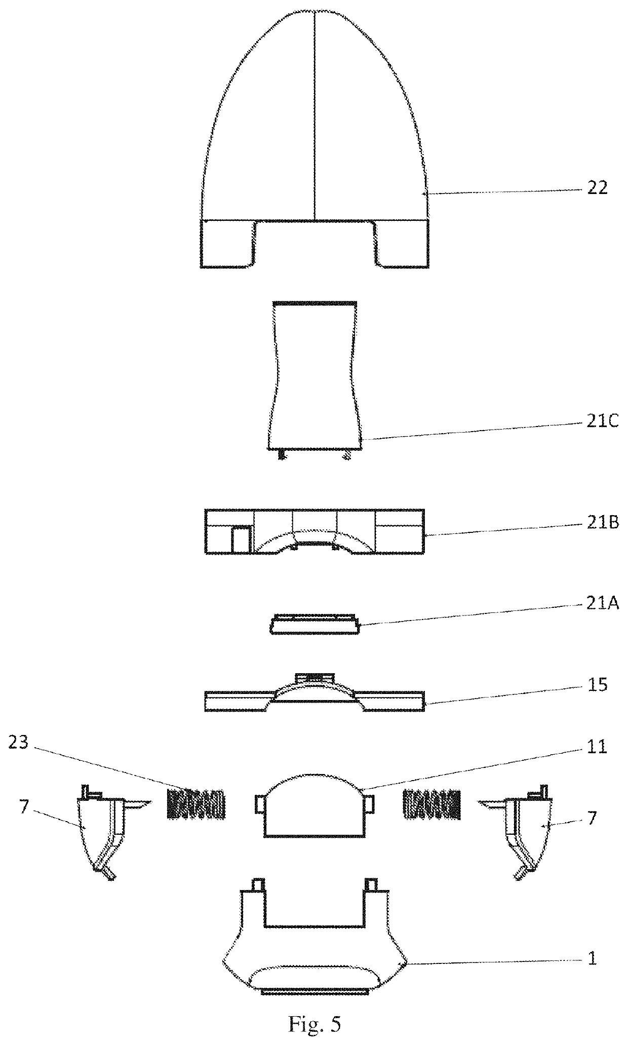 An inhaler for a single-dose of dry powder and a method for adjusting an inhaler for single-dose of dry powder for delivering a specific medicament