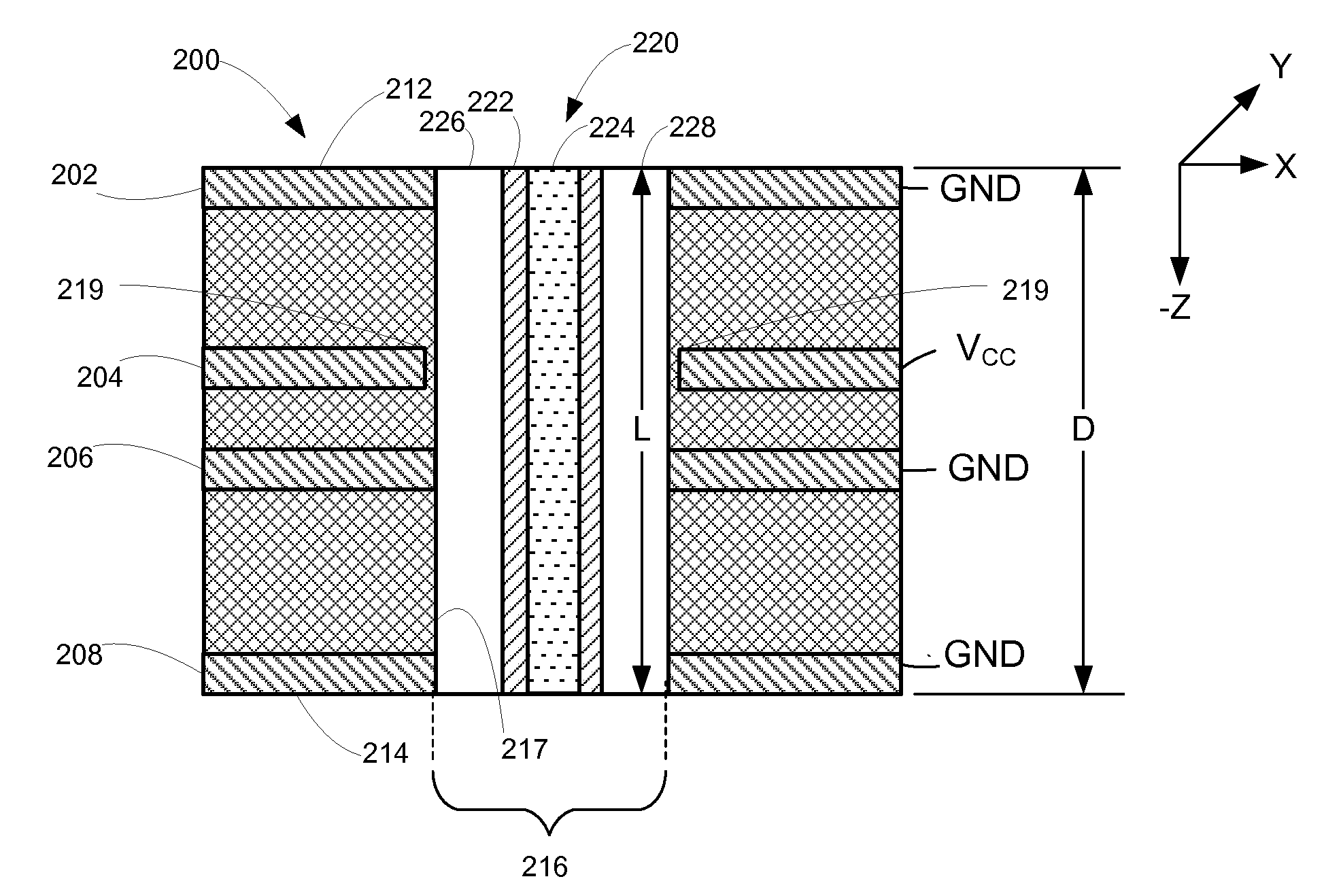 Z-Directed Capacitor Components for Printed Circuit Boards