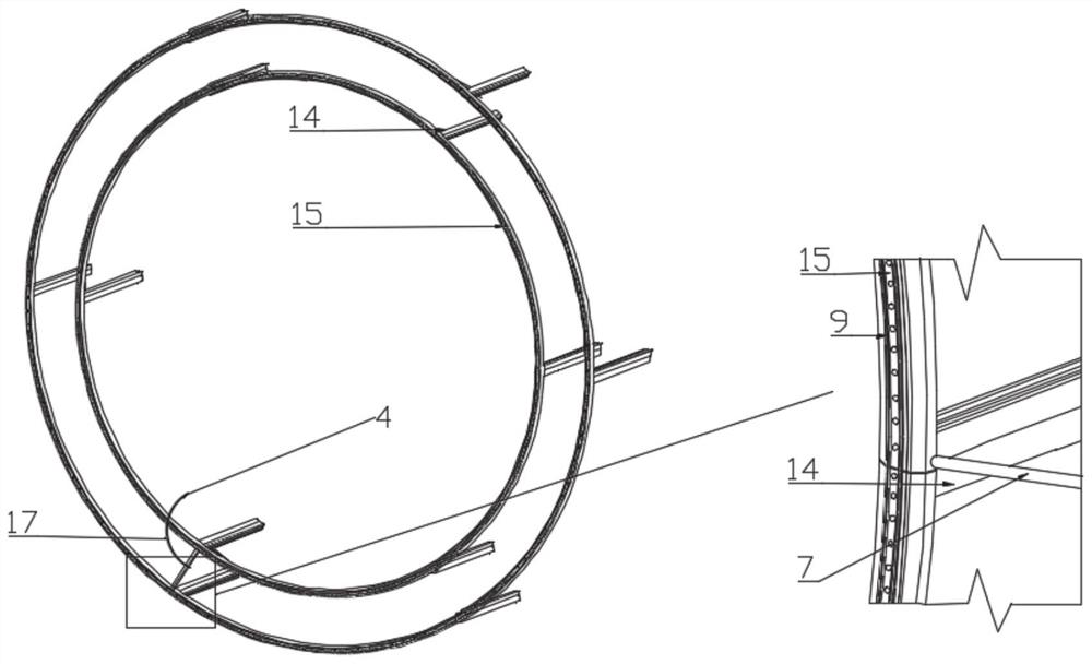 A tunnel lining segment ring and its construction method, and tunnel lining