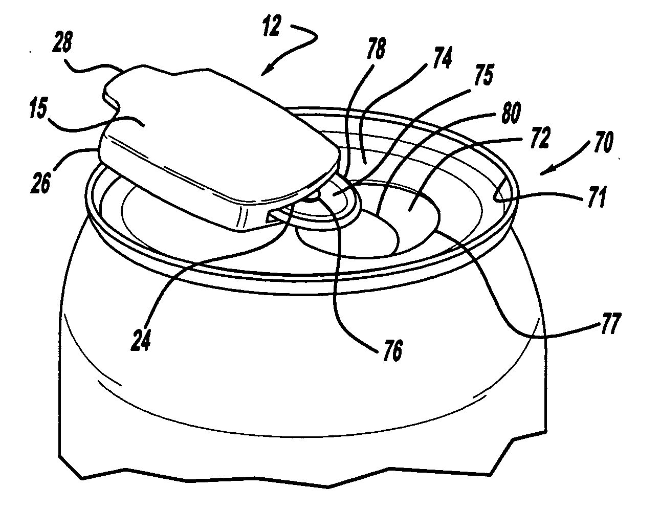Ring-tab extending sleeve for easy opening and re-closing the opening of a beverage container