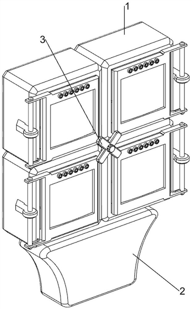 Intensive shockproof cultural relic storage cabinet