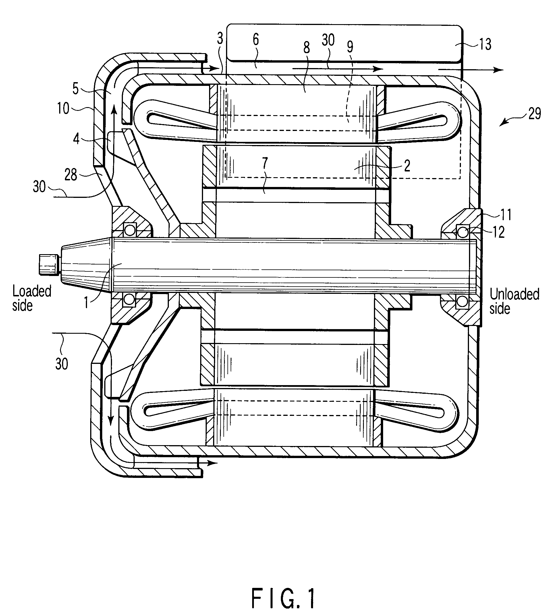 Apparatus for controller-integrated motor