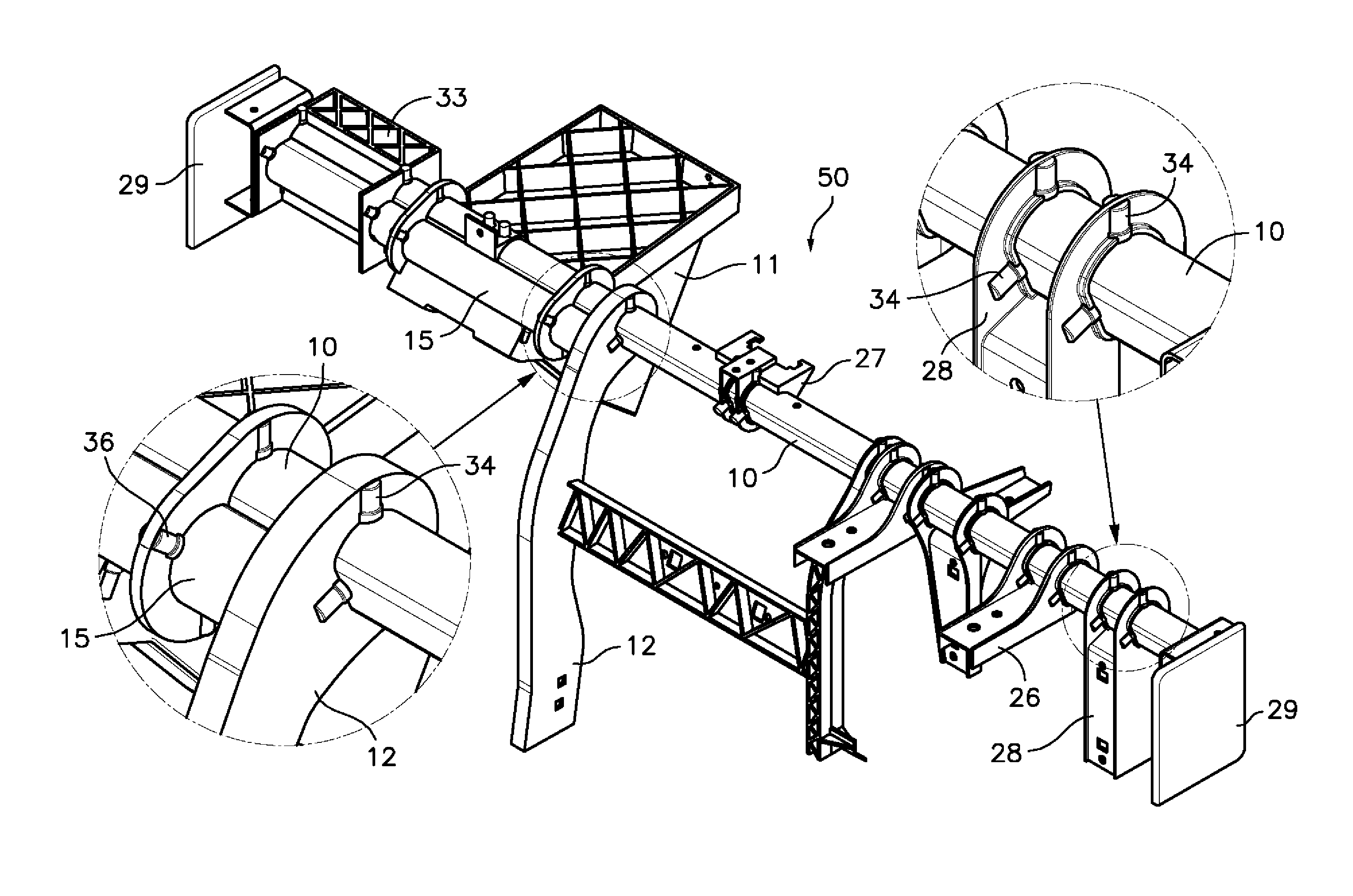 Metal-plastic hybrid support structure applicable to a dashboard support of a vehicle