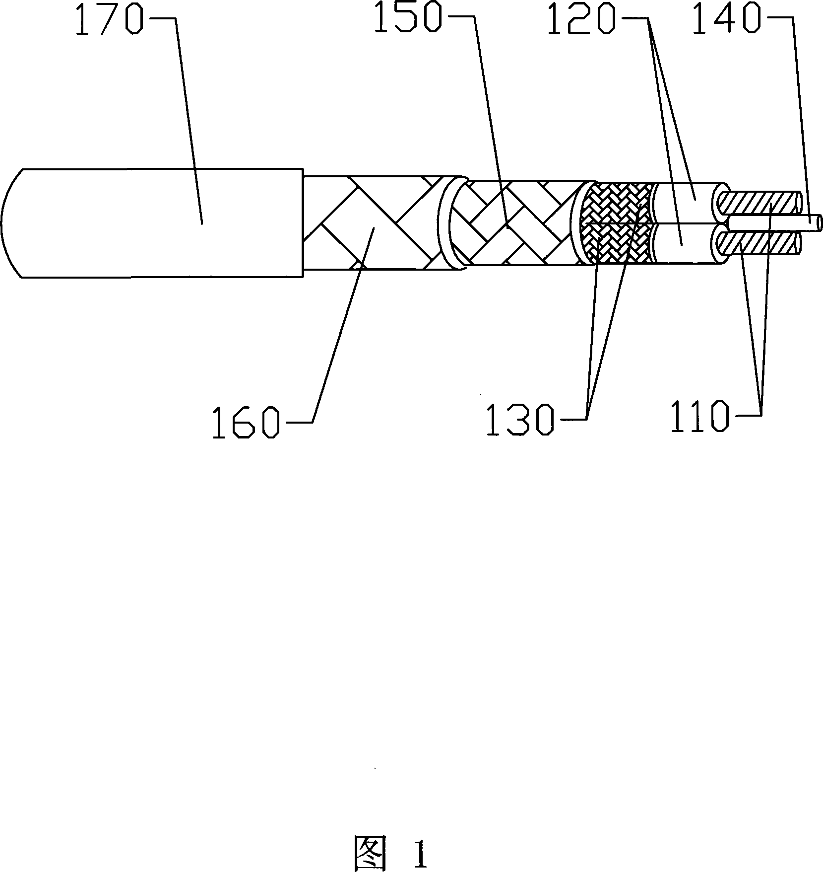 Special high temperature-resistant electrical cable and its production method