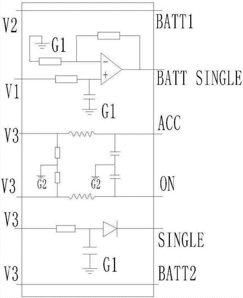 A multifunctional low-voltage power distribution box for an electric vehicle