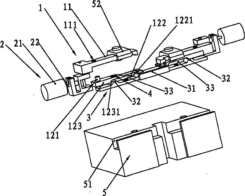 Zipper merging device of zipper machine