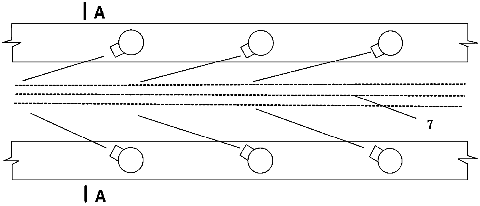 Device and method for guiding fishes to sail upstream