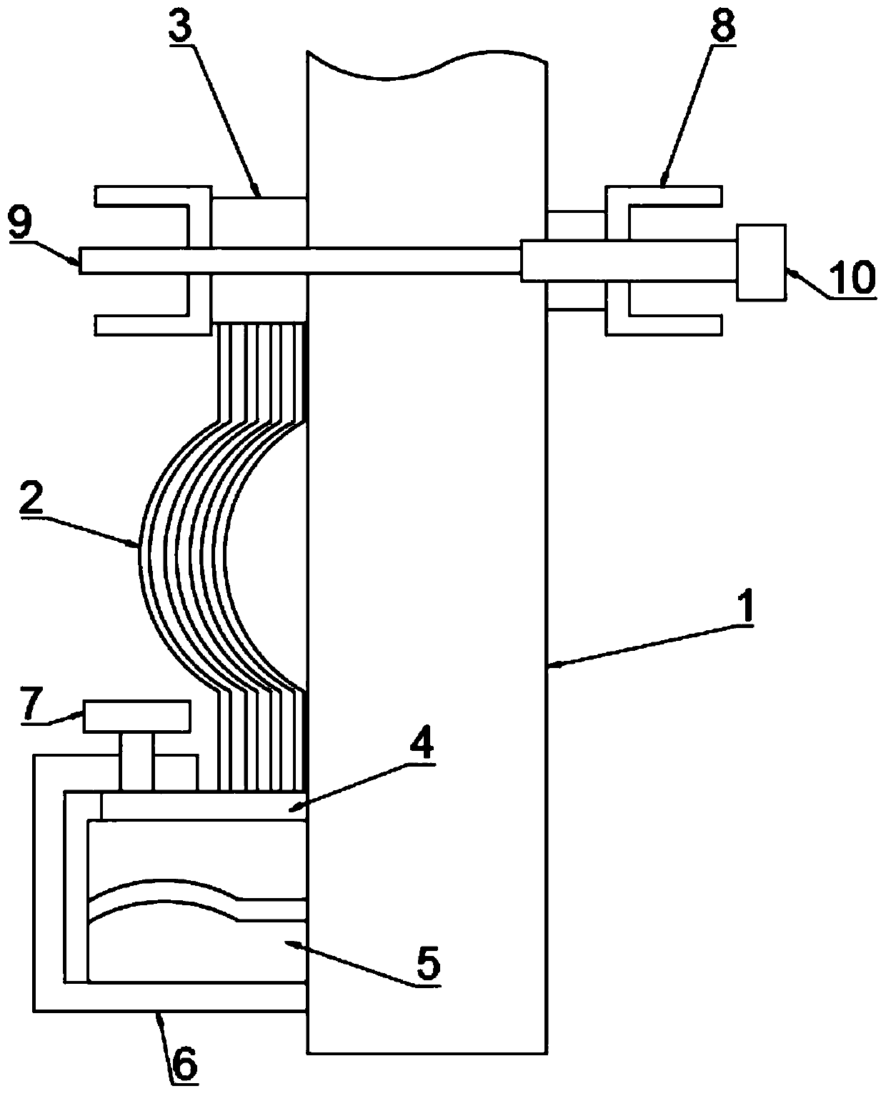 Novel aluminum electrolysis slotting soft connection design