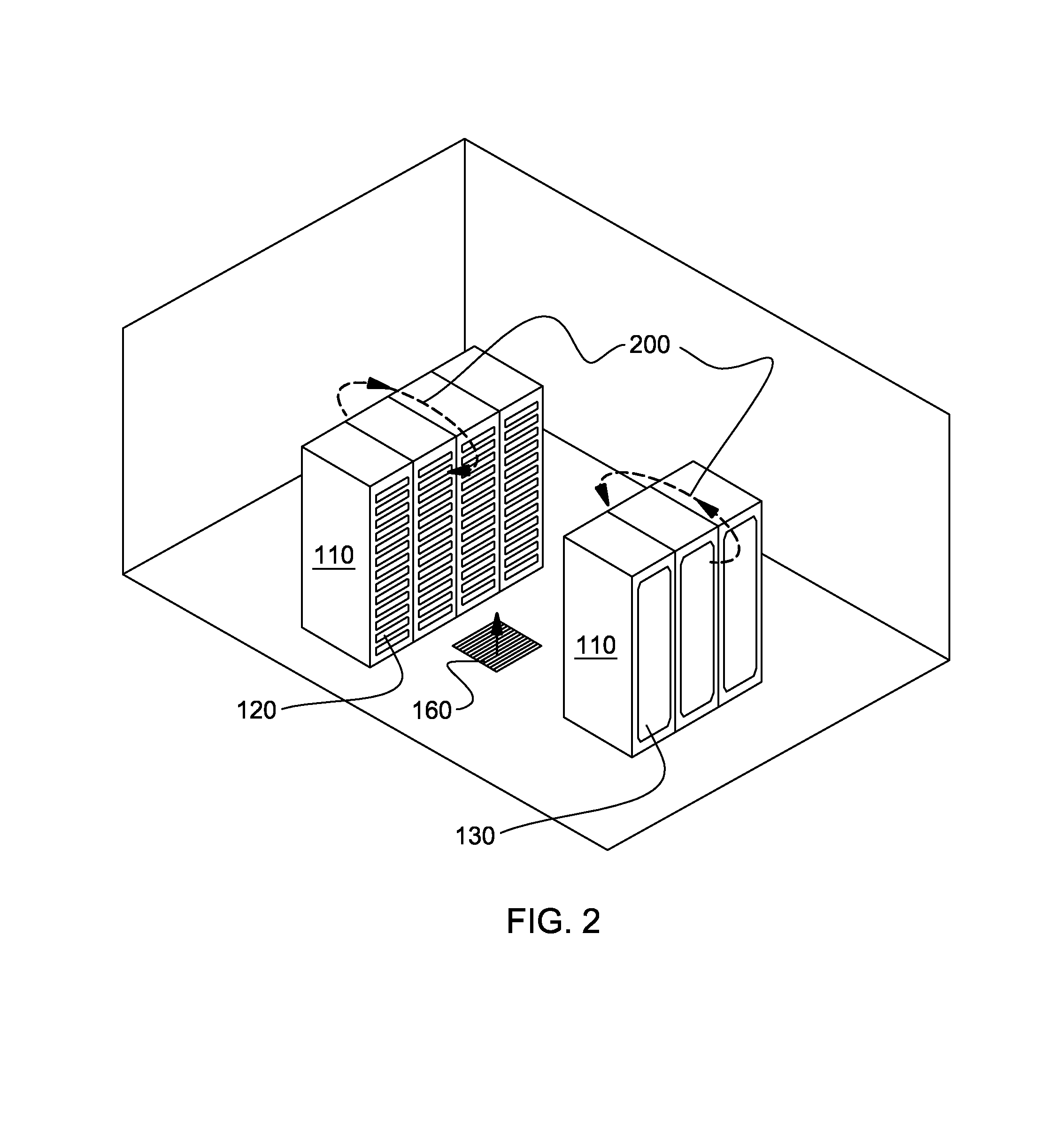 Airflow arresting apparatus and method for facilitating cooling of an electronics rack of a data center