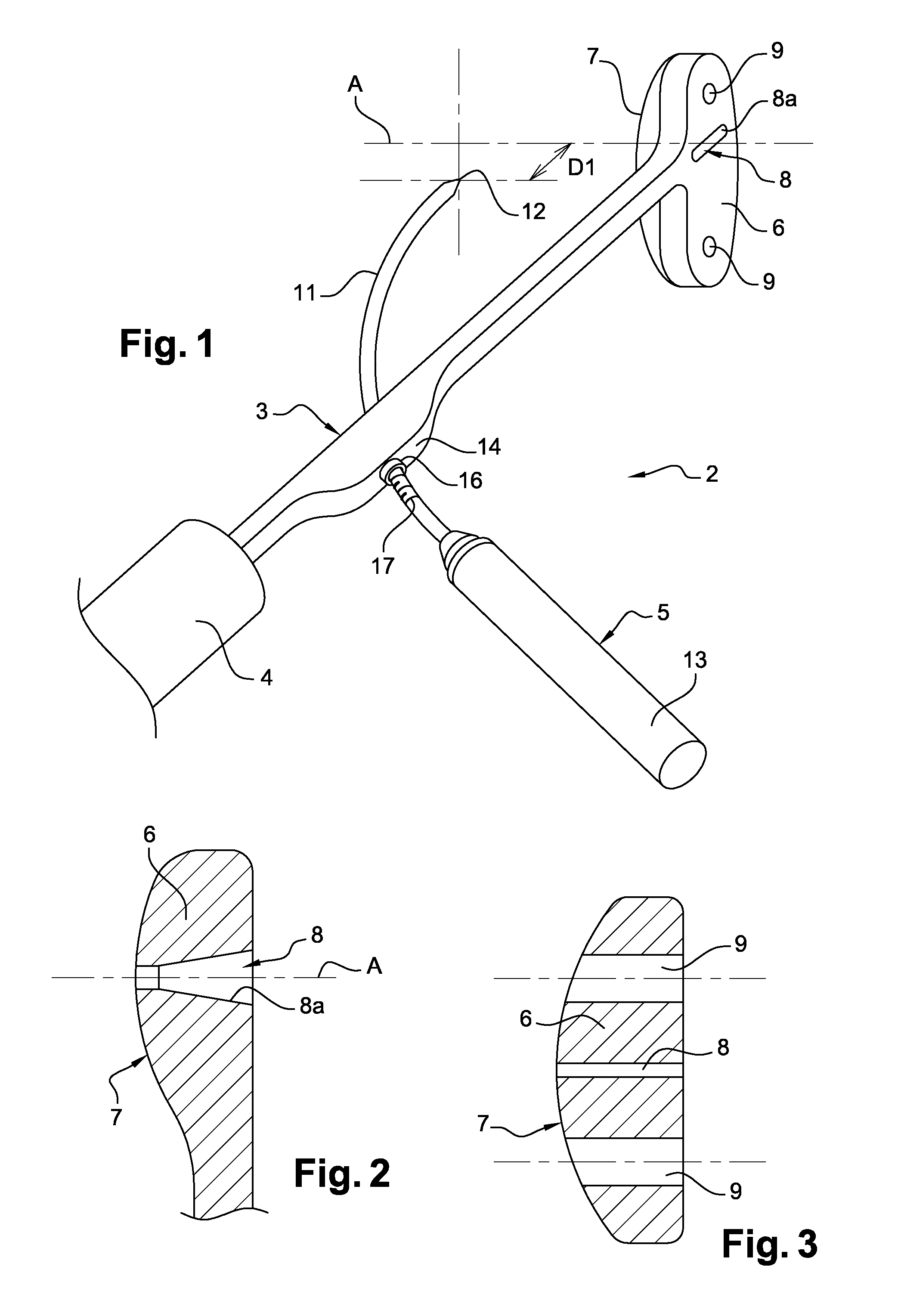 Device for guiding piercing tools for placing a glenoid implant