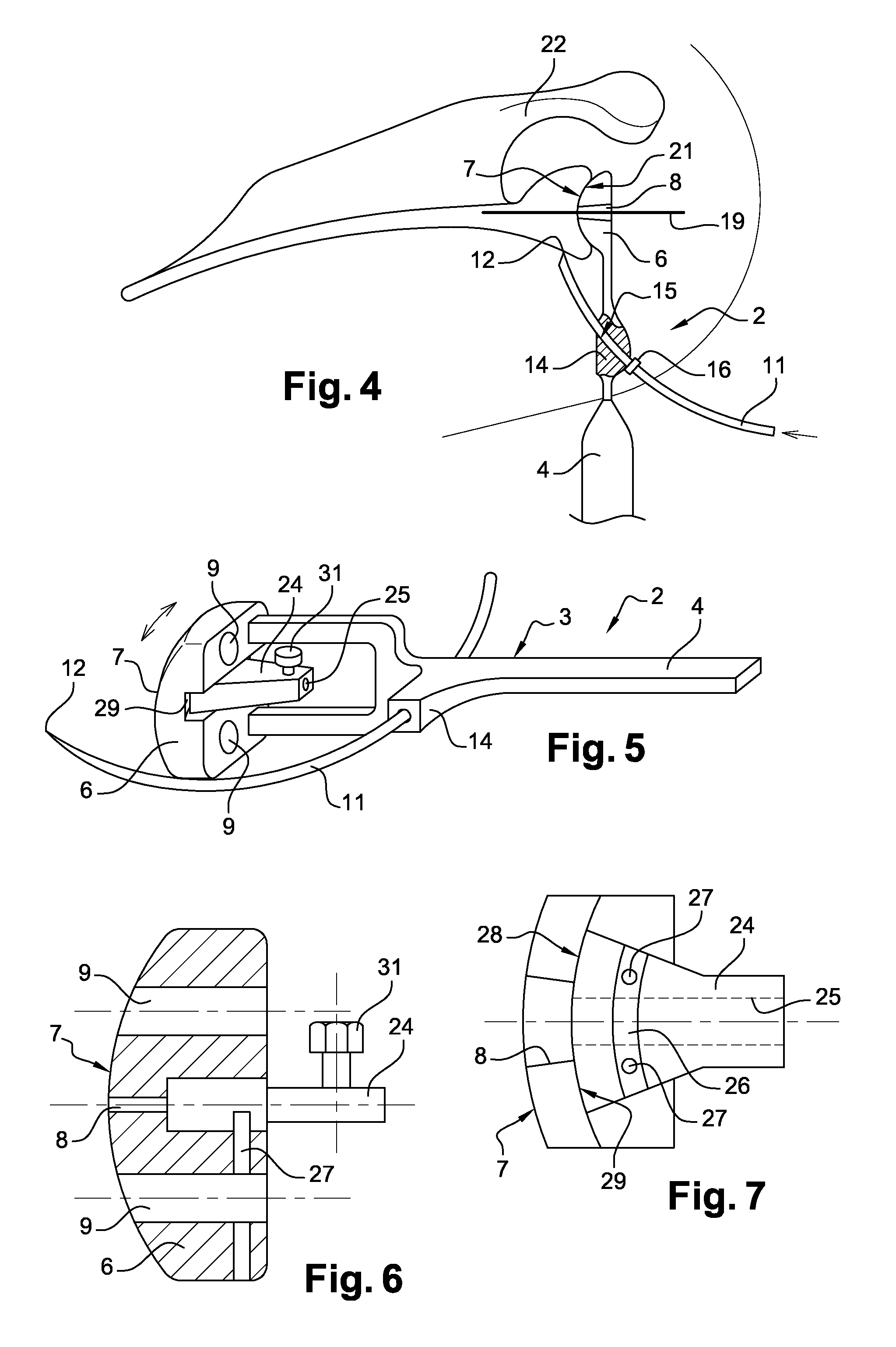 Device for guiding piercing tools for placing a glenoid implant