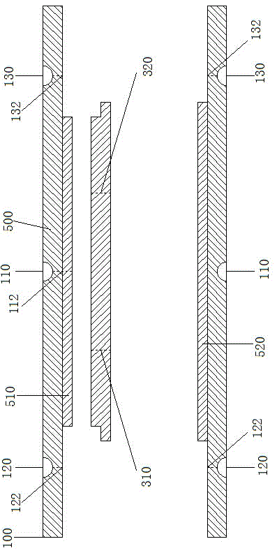 Bait diffusion method for surging fish inducing device