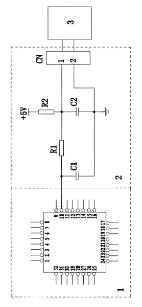 Output signal detection circuit and detection method of dish-washing machine flowmeter