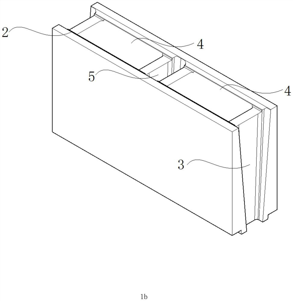 Tenon-and-mortise hollow building block and laying method thereof