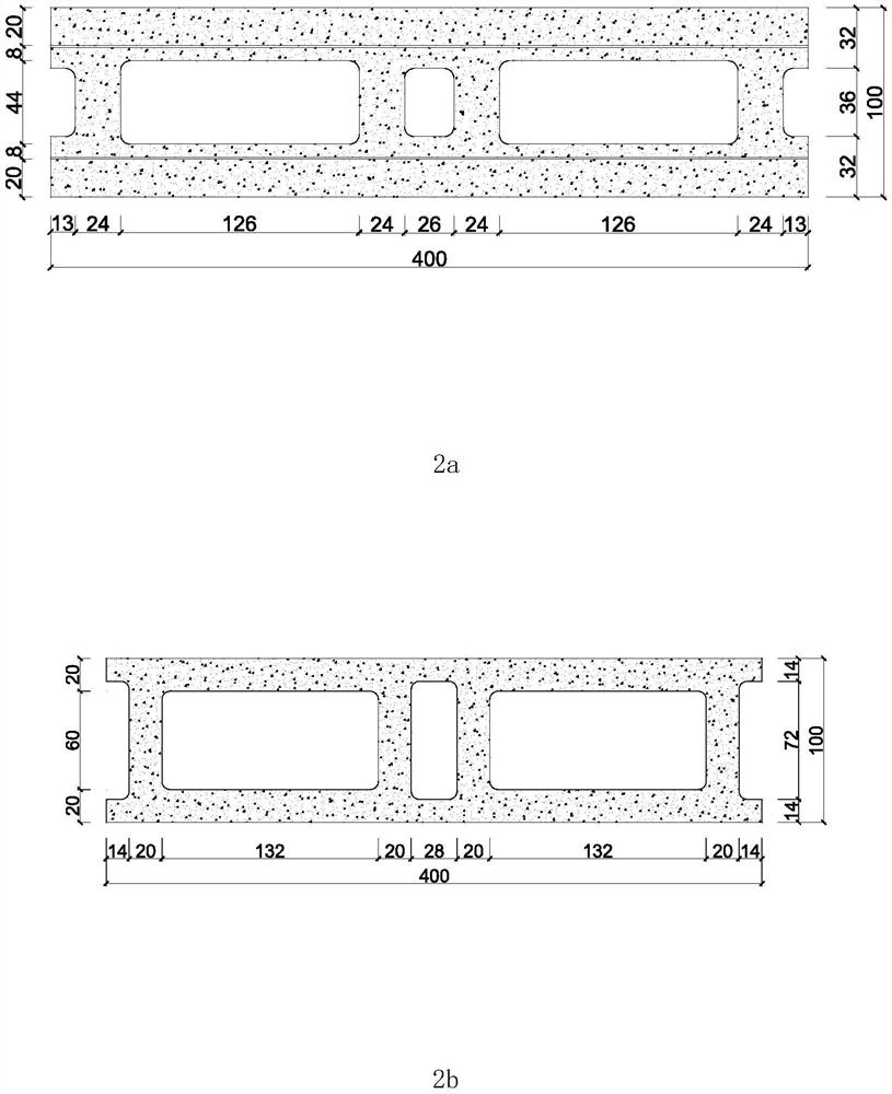Tenon-and-mortise hollow building block and laying method thereof