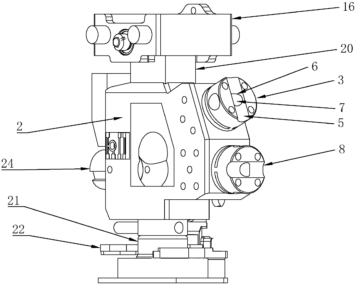 Cross-shaped projecting laser instrument