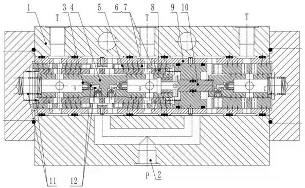 Adjustable multi-outlet synchronous valve