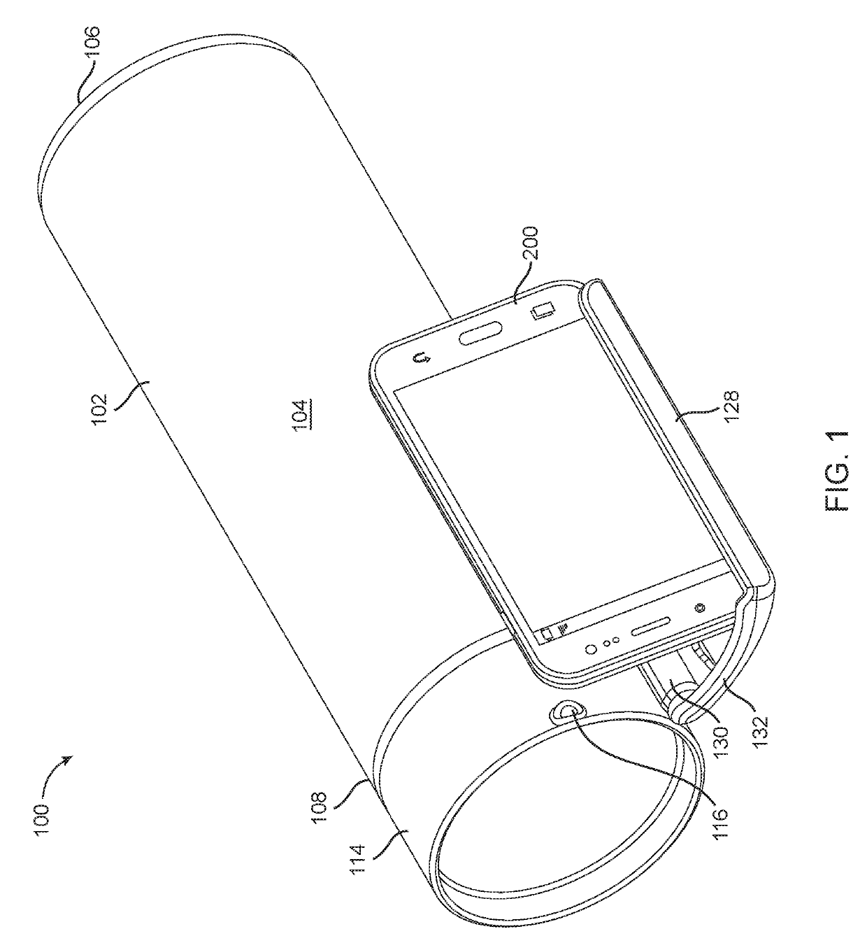 Communication device holding and liquid dispensing apparatus