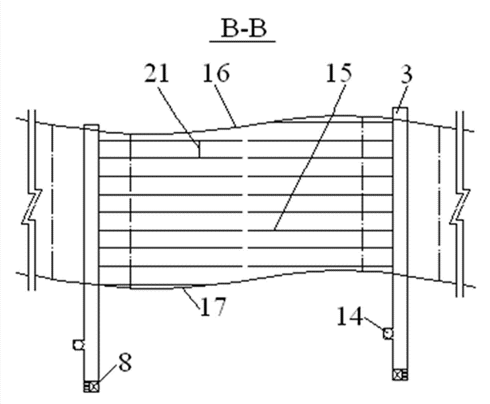 Method for recycling ore pillars by middle-deep hole and deep hole united blasting technique