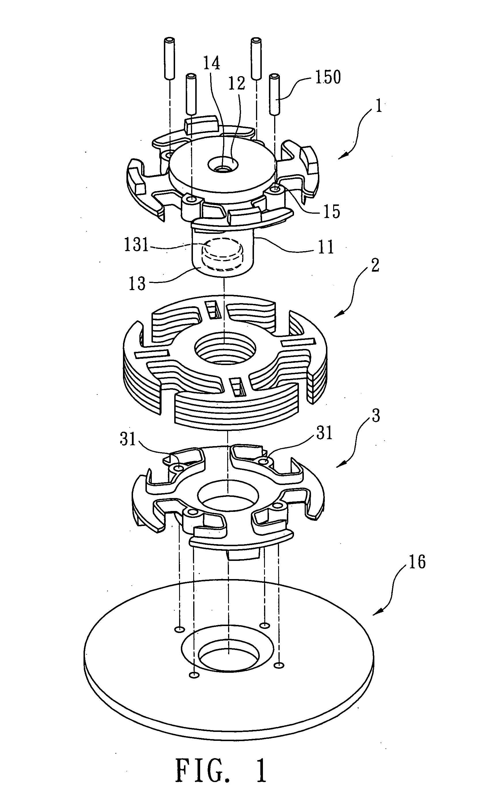 Motor assembly structure