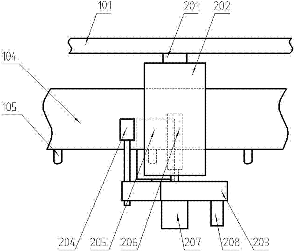 Pole tab smoothing follow-up mechanism and lithium battery winding machine