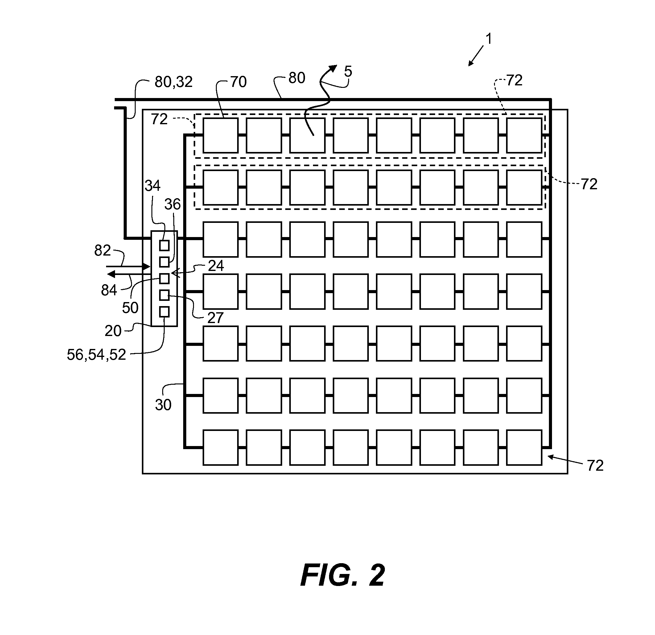 Electroluminescent area illumination with integrated mechanical switch