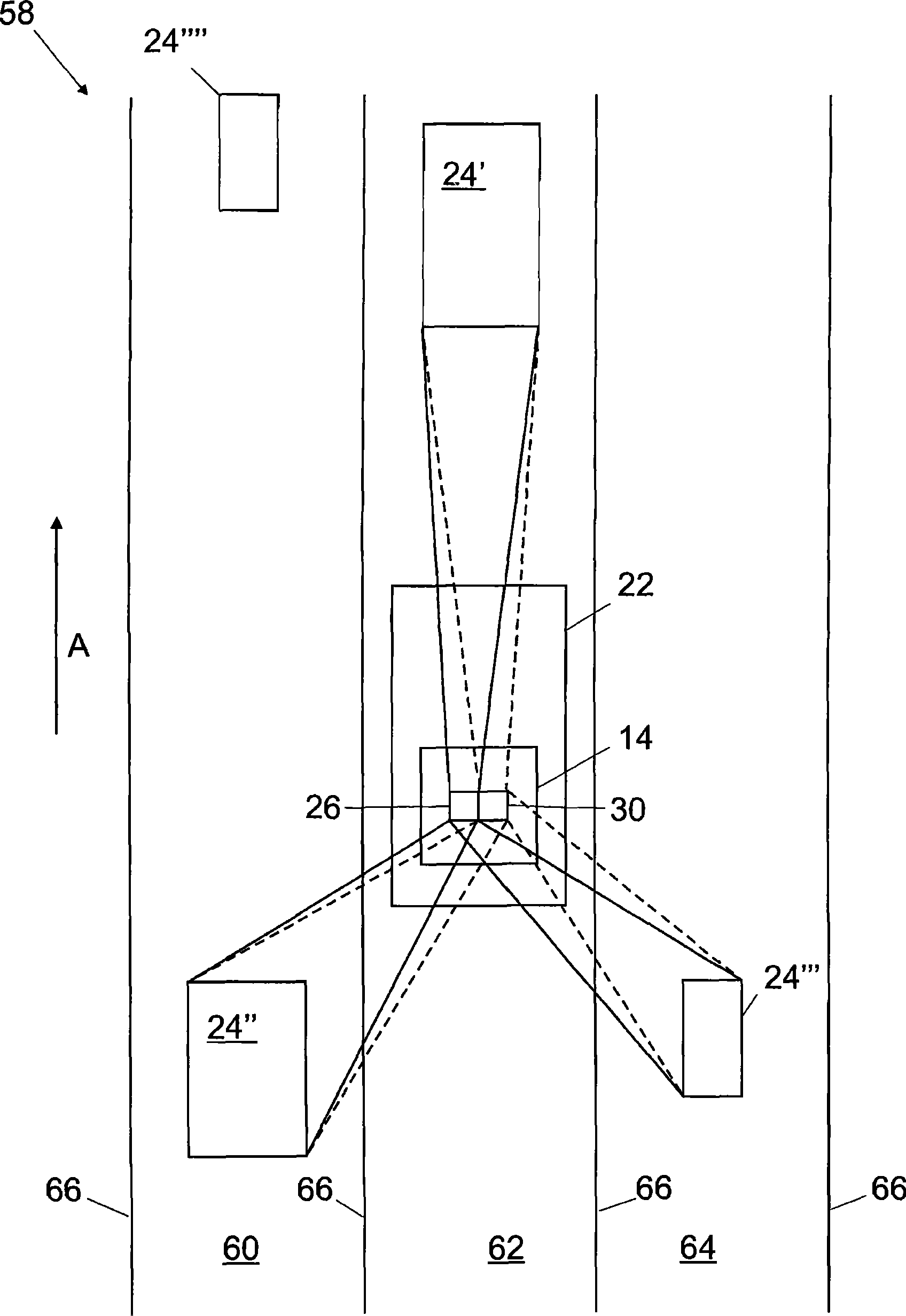 Device and method for avoiding collisions or minimizing the collision severity in case of a collision, for vehicles