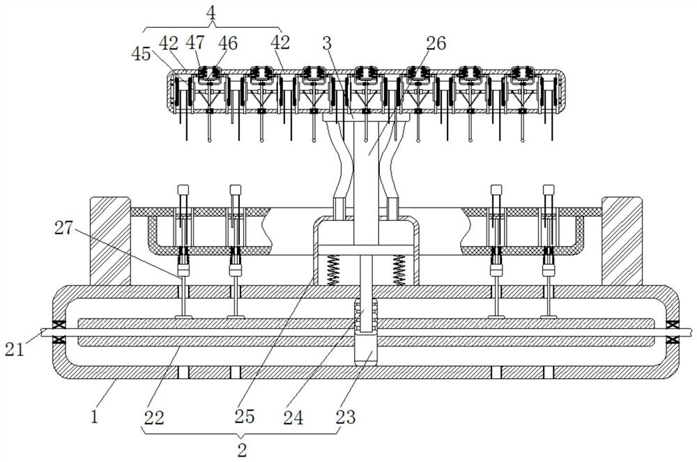 Electronic component manufacturing device capable of improving plug-in efficiency