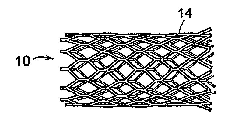 Drug delivery coating for use with a medical device and methods of treating vascular injury