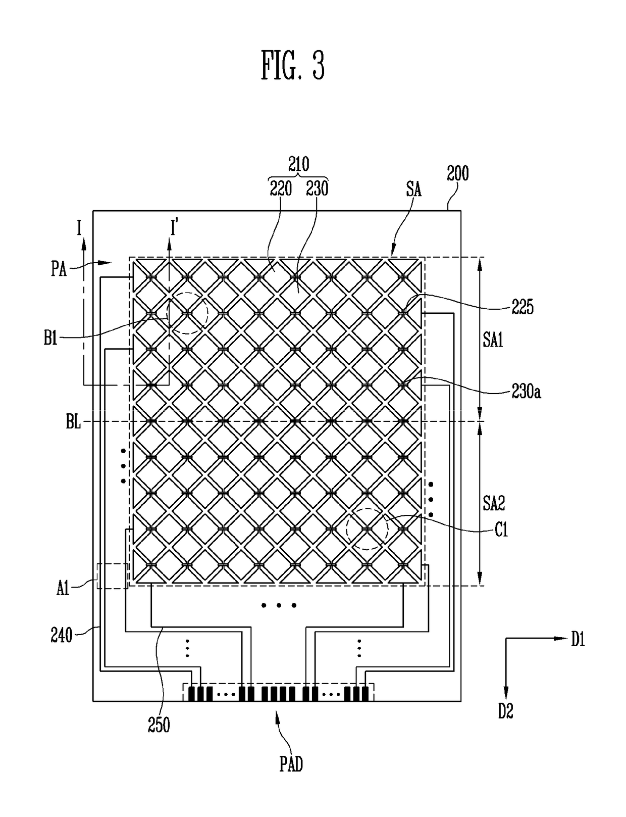 Touch screen and display device including the same