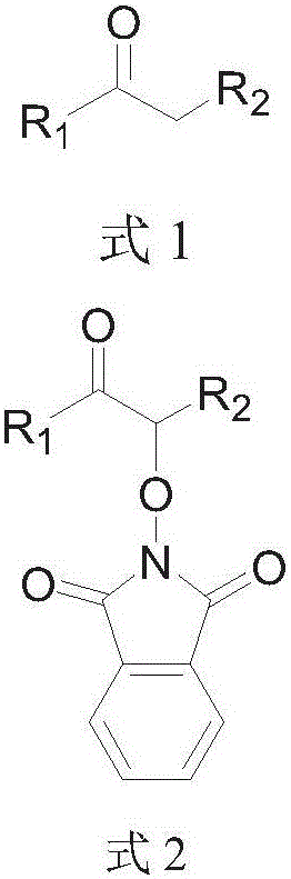Method for preparing PINO (phthimide-N-oxyl) derivatives by direct coupling of NHPI (N-hydroxyphthalimide) and ketone compounds