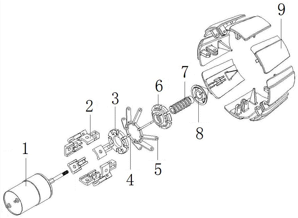 A screw assembly for automobile tail throat
