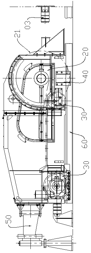 Material handling system, mobile single-roll crusher, control method and system thereof