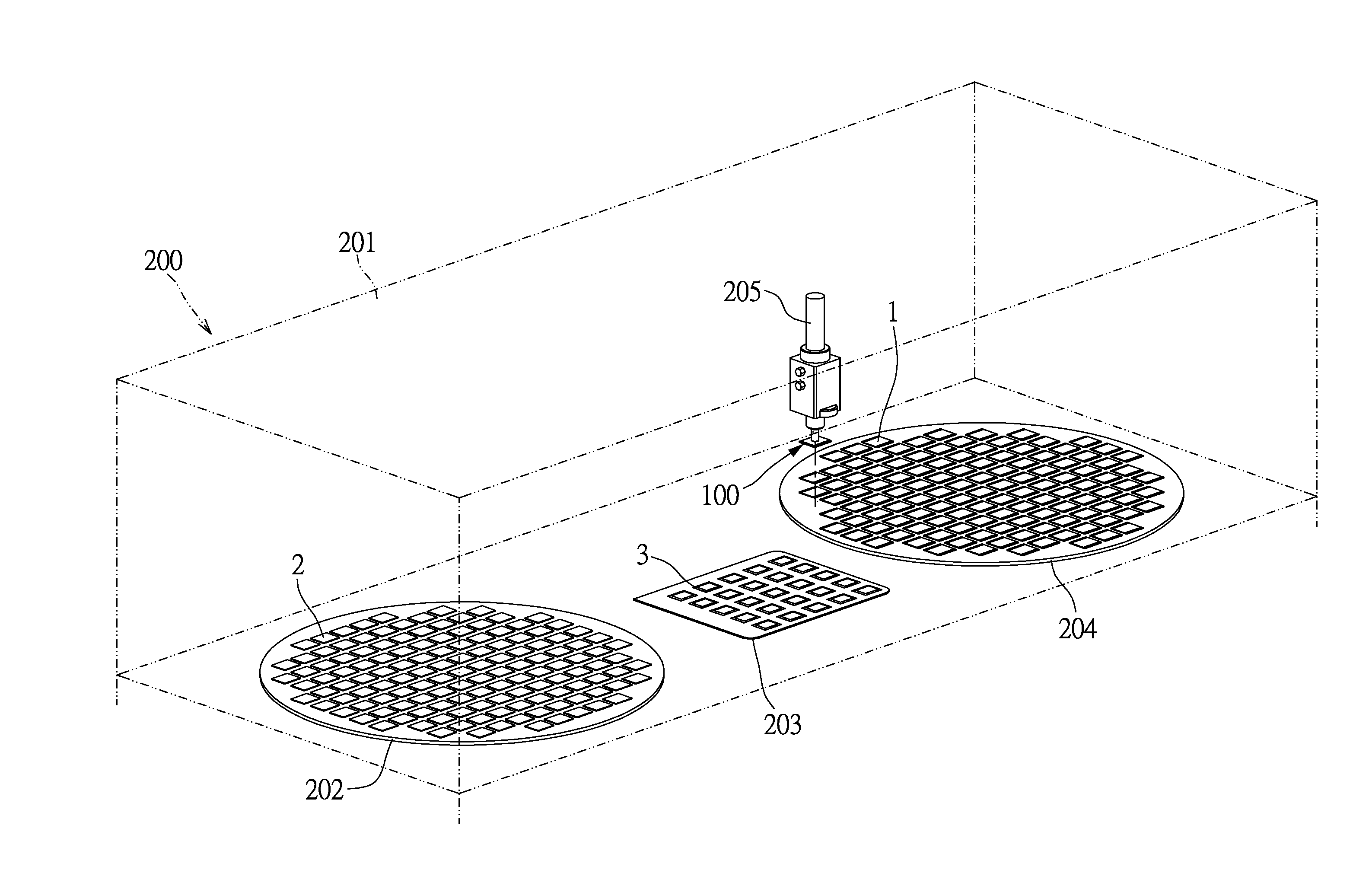 Sensor package structure and production apparatus for manufacturing the same