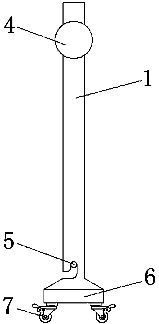 Airing device for producing and processing textile fabric and facilitating winding and fixing