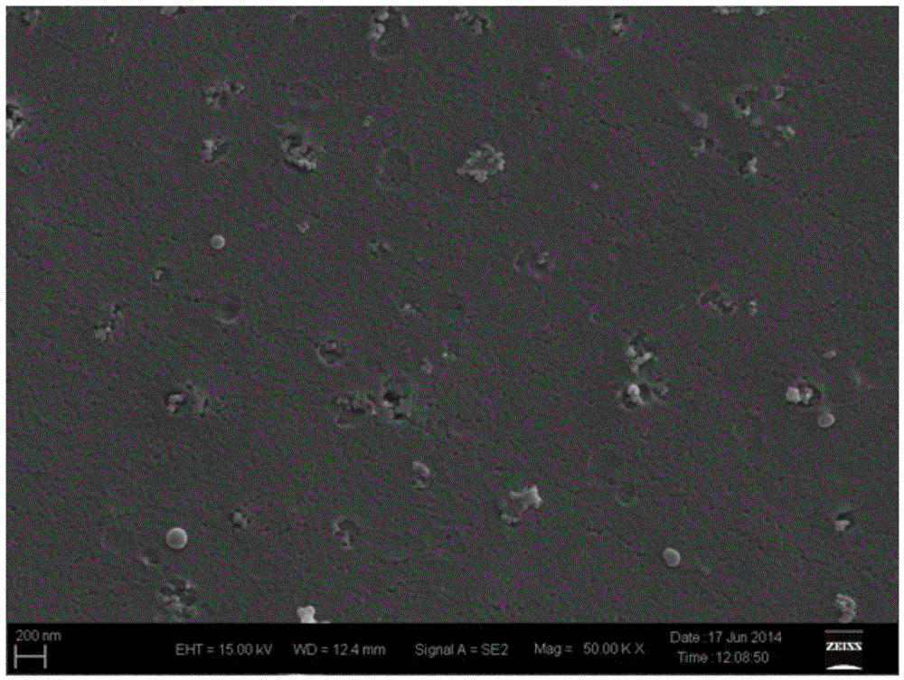 Method for construction of polyether sulfone (PES) ultrafilter membrane surface micro-nano structure